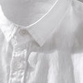 Metro Men's Short-Sleeve Breathable Linen Shirt