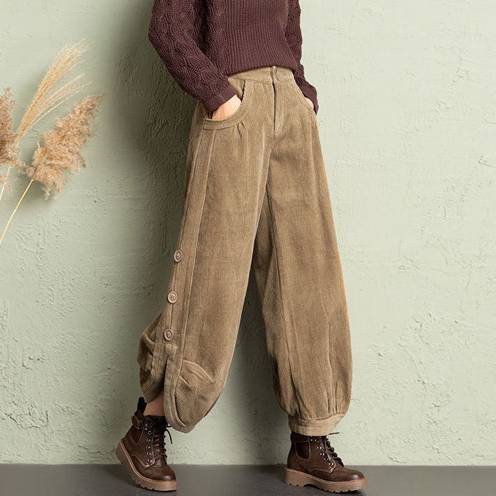 Flow Calder Corduroy Wide-Leg Trousers