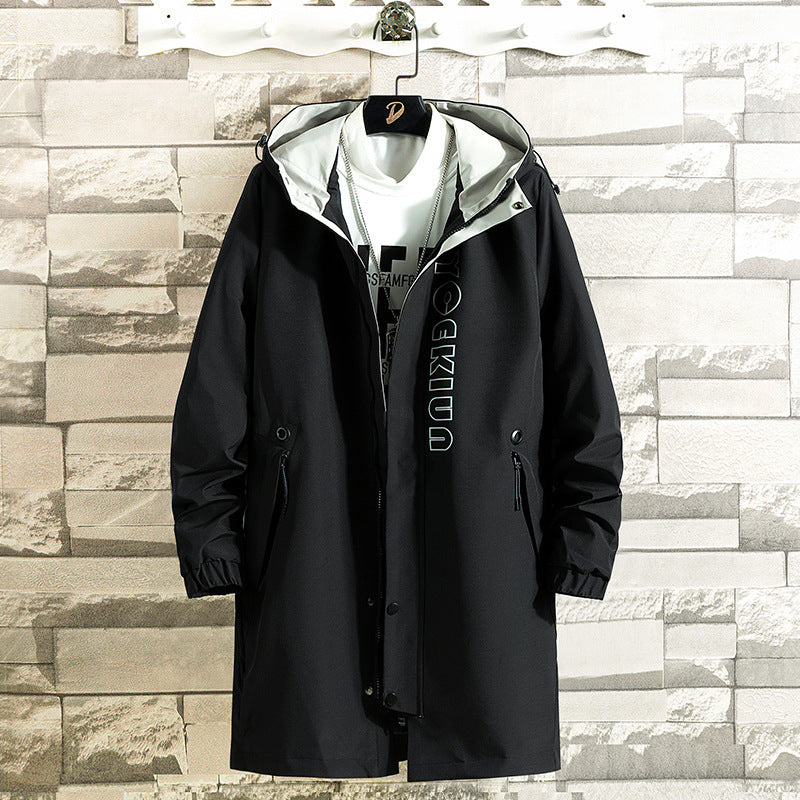 District Men's Relaxed Mid-Length Windbreaker