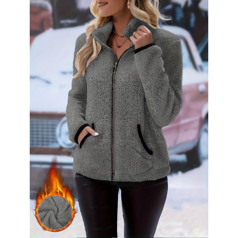 Cove Plush Fleece-Lined Hooded Cardigan