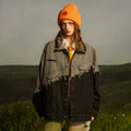 District Men's Lapel Denim Jacket