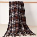 Ember Plaid Thick Scarf