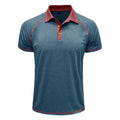 Metro Arden Men's Short-Sleeve Lapel T-Shirt