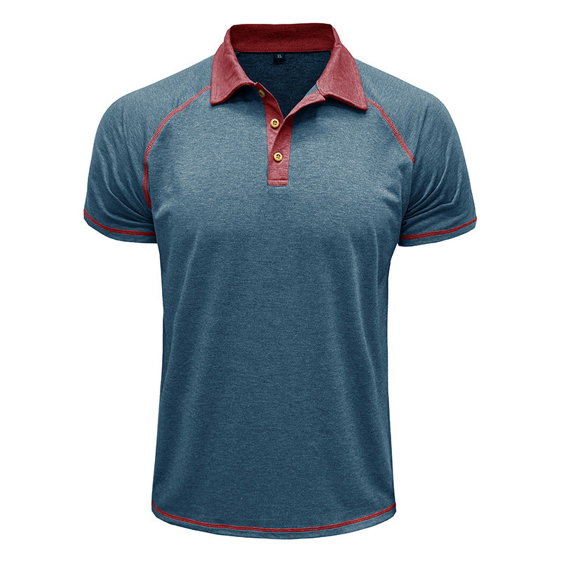 Metro Arden Men's Short-Sleeve Lapel T-Shirt