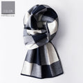 Ember Men's Wool Plaid Scarf