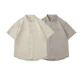 Metro Men's Linen-Look Short-Sleeve Shirt, view 5