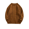 Atlas Men's Cable-Knit Retro Turtleneck Sweater