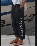 Flow Linen Cotton Relaxed Track Pants