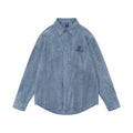 Metro Men's Linen Cotton Embroidered Shirt