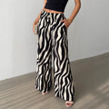 Flow Printed Wide-Leg Trousers