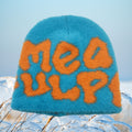 Ember Knit Letter-Print Jacquard Beanie
