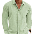 Archive Men's Linen Cotton Long-Sleeve T-Shirt