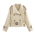 Lumen Cropped Trench Coat