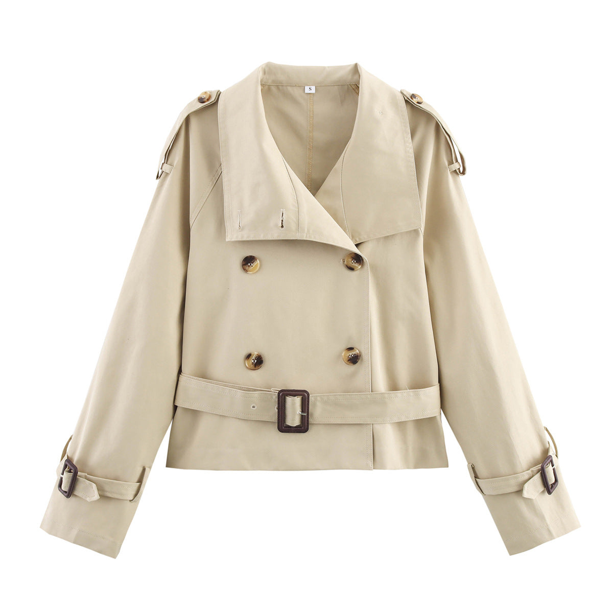 Lumen Cropped Trench Coat