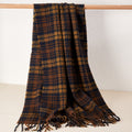 Ember Plaid Thick Scarf