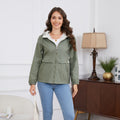 Lumen Hooded Solid Trench Coat