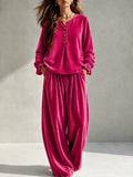 Sera Velvet Two-Piece Set