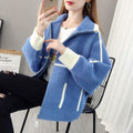 Lumen Wool Zip Lapel Cardigan
