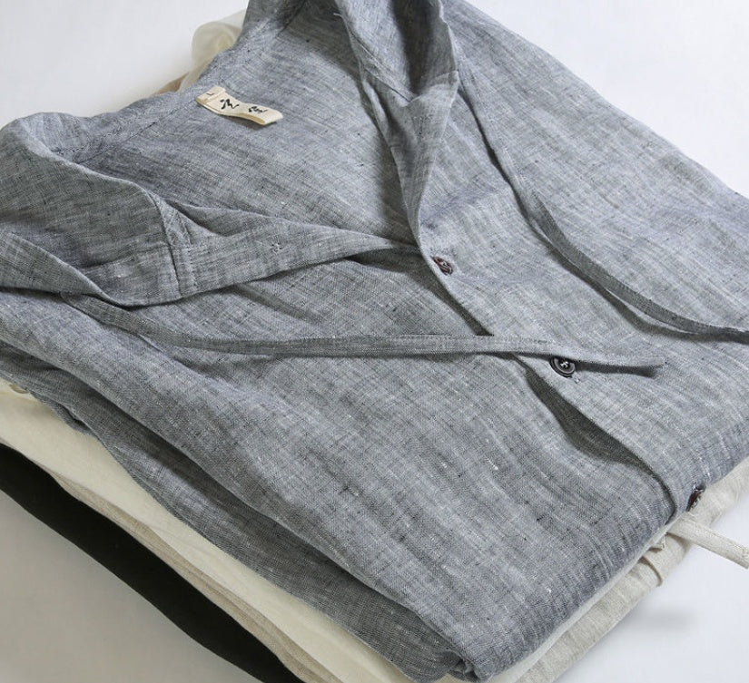 Metro Men's Linen Solid Shirt