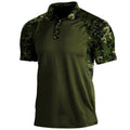 Metro Men's Short-Sleeve Zip Lapel Polo Shirt