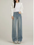 Indigo Elan Wide-Leg Jeans