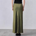 Sway Satin High-Waist Tie-Dye Midi Skirt