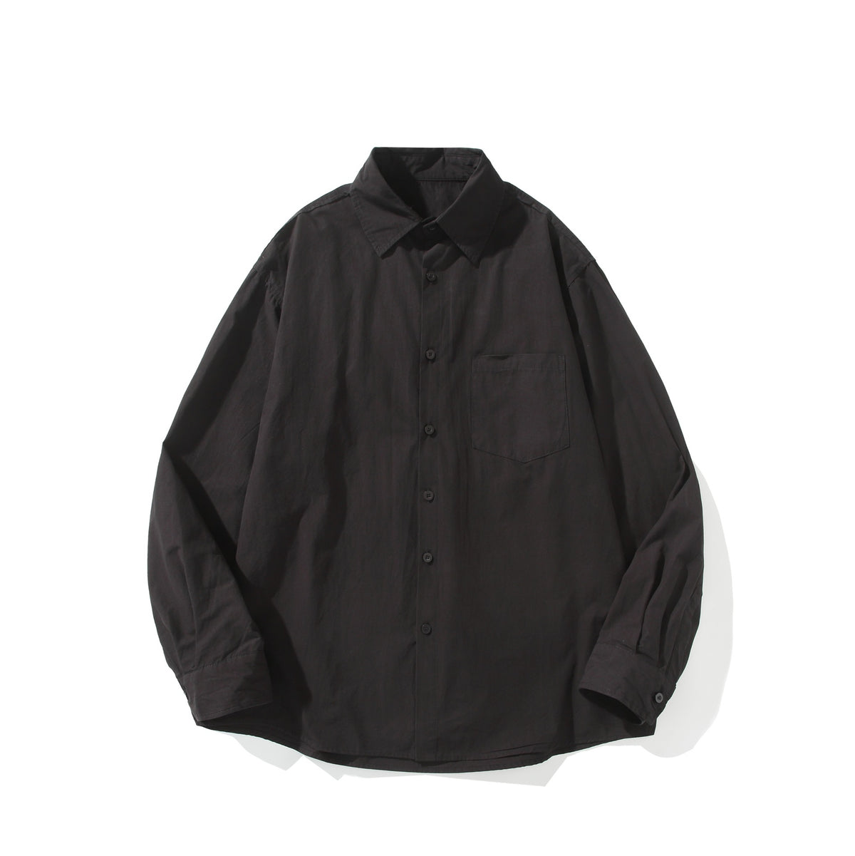 Metro Men's Oversized Non-Iron Shirt in Black