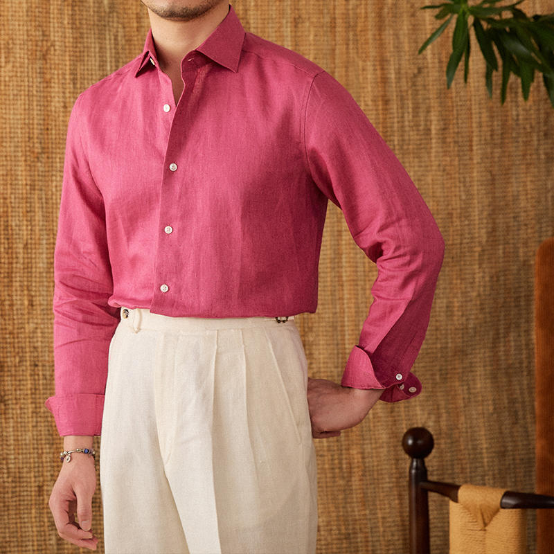 Metro Bexley Men's Linen Long-Sleeve Shirt
