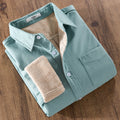 Metro Men's Fleece-Lined Long-Sleeve Shirt