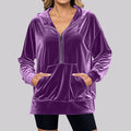 Aurelia Relaxed Long-Sleeve Zip Top