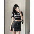 Sway Garnet Denim Skirt