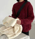 Hearth Retro Solid Sweater