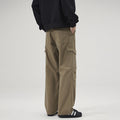 Rover Men's Multi-Pocket Pocket Washed Cargo Pants