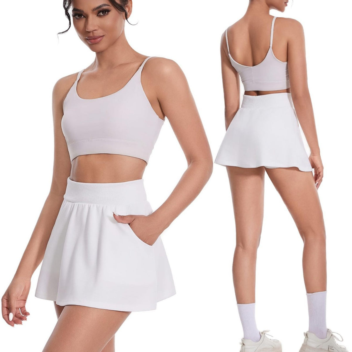 Rally Bexley High-Waist Tennis Skirt