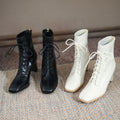 Stride Faux-Leather Leather Ankle Boots