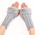 Ember Wool Cable-Knit Knit Arm Warmers