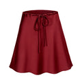 Sway Satin Drawstring Midi Skirt