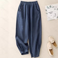 Flow Linen Cotton Ankle Trousers