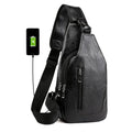 Carry Men's Leather Vintage Messenger Bag
