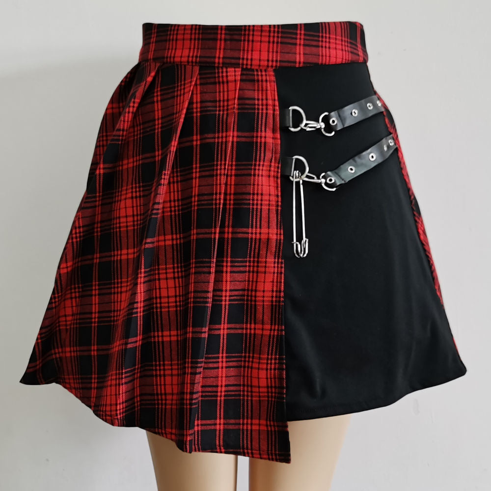 Sway Pleated Short Skirt