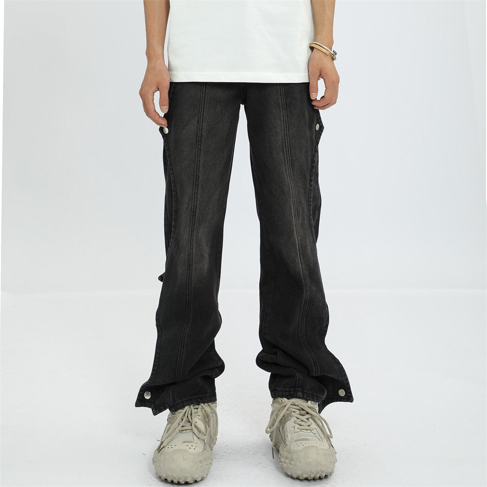 Indigo Garnet Men's Straight Jeans