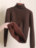 Hearth Bexley Fleece-Lined Thick Turtleneck Sweater