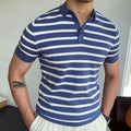 Metro Men's Striped Polo Shirt