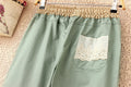 Flow Linen Cotton Embroidered Trousers
