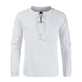 Metro Men's Linen Cotton Lace Shirt