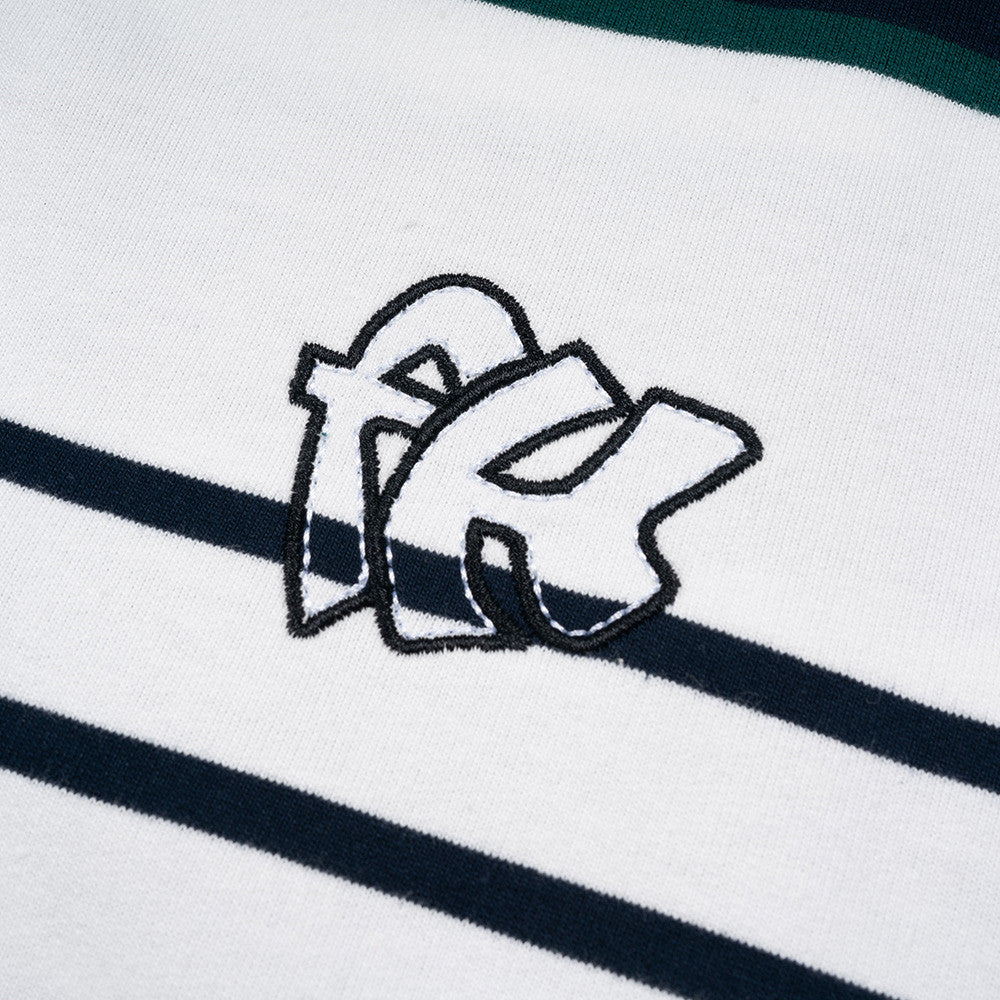 Metro Men's Striped Contrast Polo Shirt