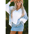 Aurelia Relaxed Long-Sleeve V-Neck Top