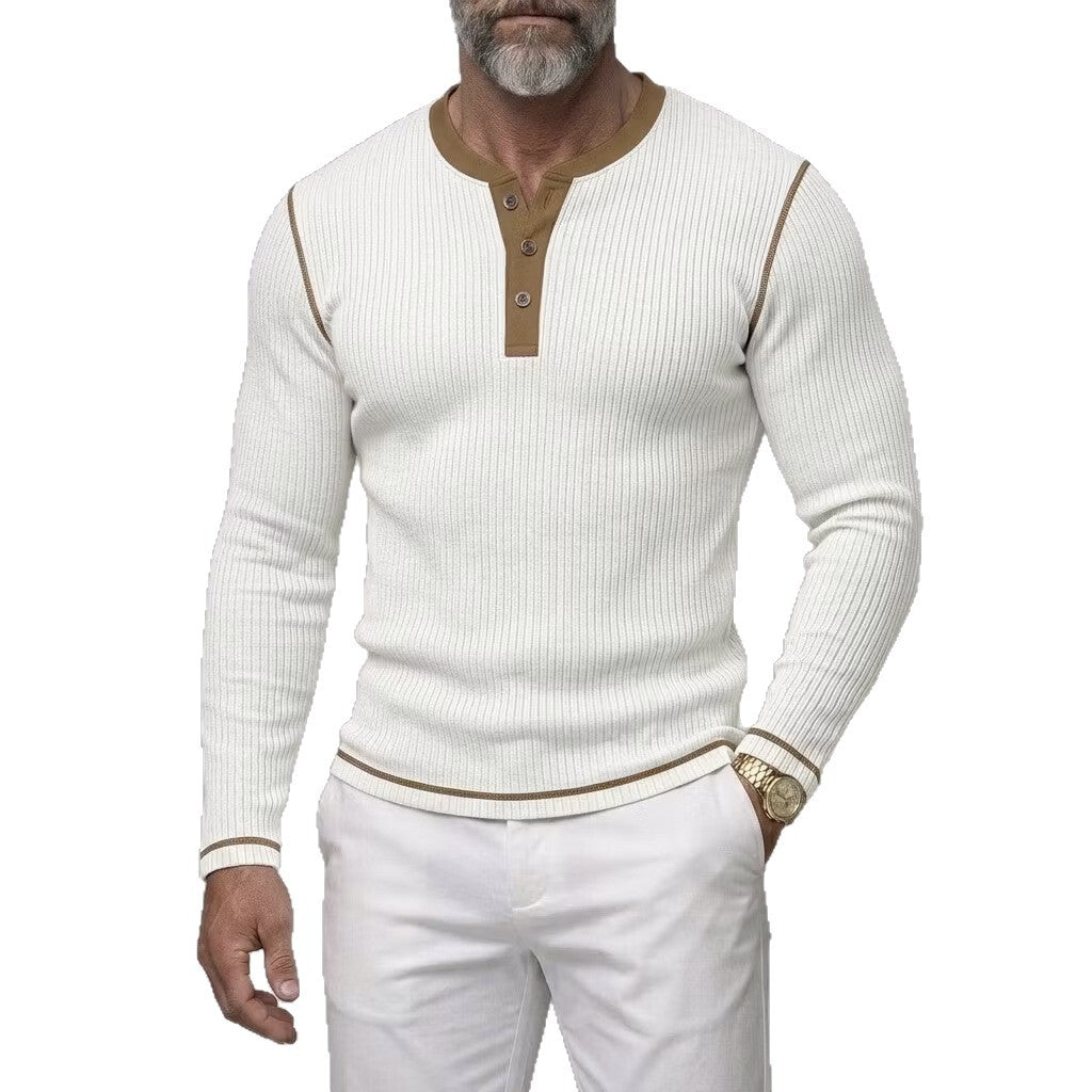 Metro Calder Men's Long-Sleeve Henley Shirt