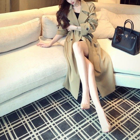 Lumen Double-Breasted Trench Coat