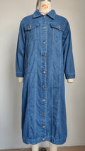 Lumen Denim Long Washed Cardigan